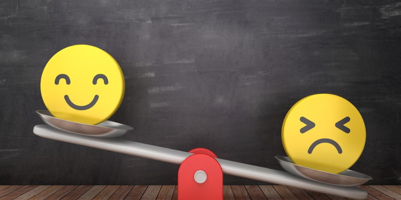 Seesaw scale with emoticons on chalkboard background 3d rendering picture id1132277152.jpg.800x600 q96